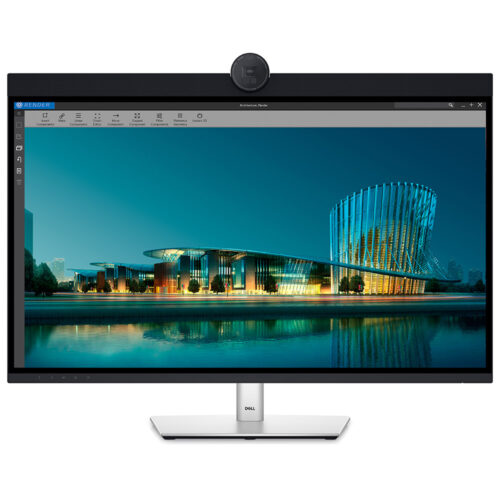 Monitor Dell Ultrasharp U3224KBA, 32 inch, LED, 6K, 60Hz, 5ms, Alb si Negru