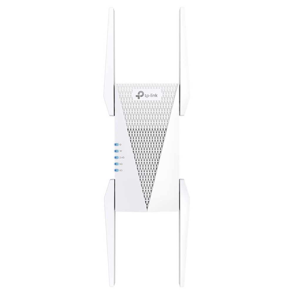 Range Extender TP-Link RE815XE, Wi-Fi 6E, Tri-Band, AXE5400, Tehnologie OneMesh, MU-MIMO, Seamless roaming