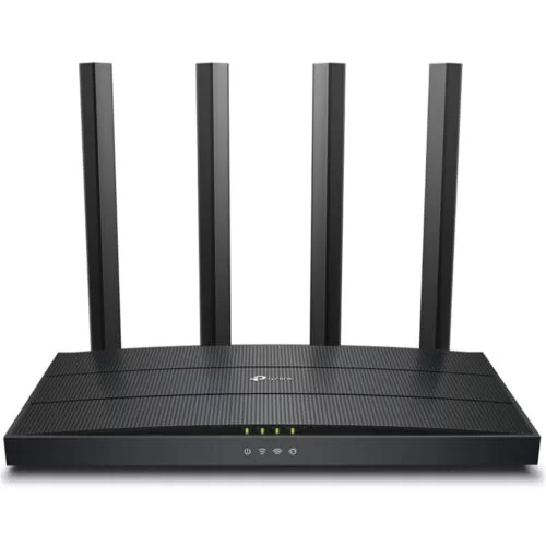 Router wireless TP-Link Archer AX12, Wi-Fi 6, AX1500, Dual-Band, Gigabit, 3 porturi, 4 antene
