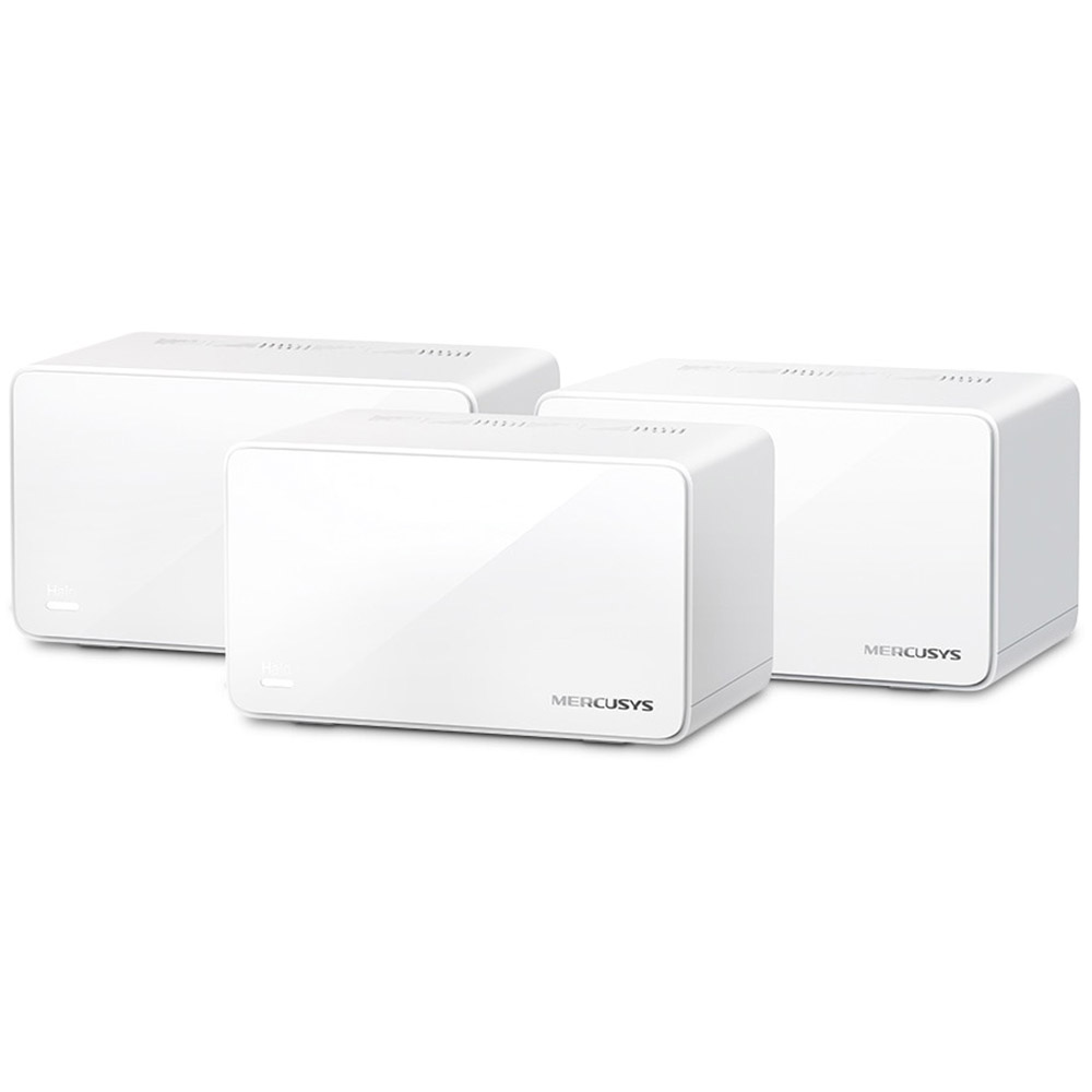 Router wireless TP-Link Mercusys Halo H90X, Wi-fi 6, Dual-Band, 3 bucati, HALO H90X(3-PACK)