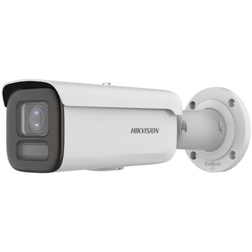 Camera de supraveghere Hikvision DS-2CD2647G2T-LZS, Obiectiv varifocal 2.8-12mm, 4MP, IR 60m, 130dB, Format Bullet, Alb