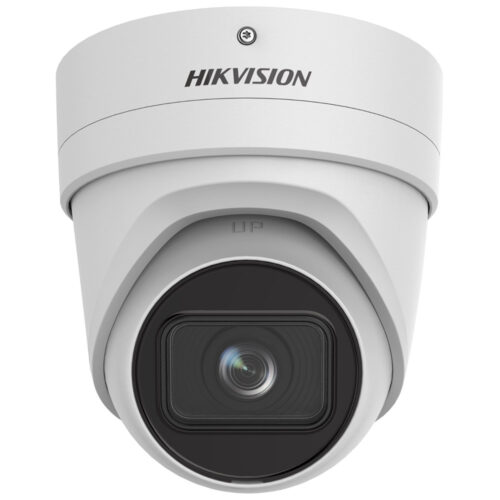 Camera de supraveghere Hikvision DS-2CD2H66G2-IZS, Obiectiv varifocal 2.8-12mm, 6MP, AcuSense, IR 40m, 120dB, Format Dome, Alb