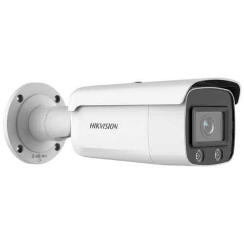 Camera de supraveghere Hikvision DS-2CD2T27G2-L, Obiectiv fix 2.8mm, 2MP, 120dB, Alb