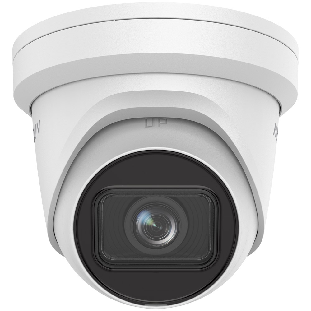 Camera de supraveghere Hikvision DS-2CD2H23G2-IZS, Obiectiv varifocal 2.8-12mm, 2MP, AcusensIR 40m, 120dB, IP67, IK10, Format Turret, Alb si Negru