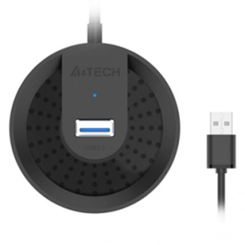 Hub extern A4TECH HUB-30-BK, USB , Cablu 1.0 m, Negru
