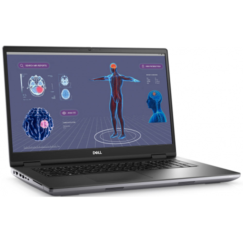 Laptop Dell Precision 7780, i9-13950HX, 17 inch, 64GB RAM, 2TB SSD, nVidia RTX 4000, Windows 11 Pro, Titan Grey, DP7780I9642RTXW11P