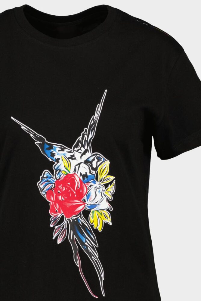 TRICOU PASARE FLORI W XS