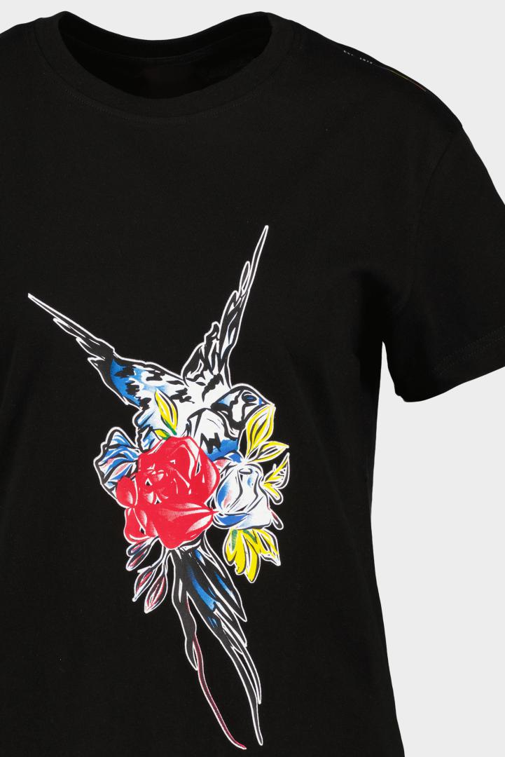 TRICOU PASARE FLORI W XS