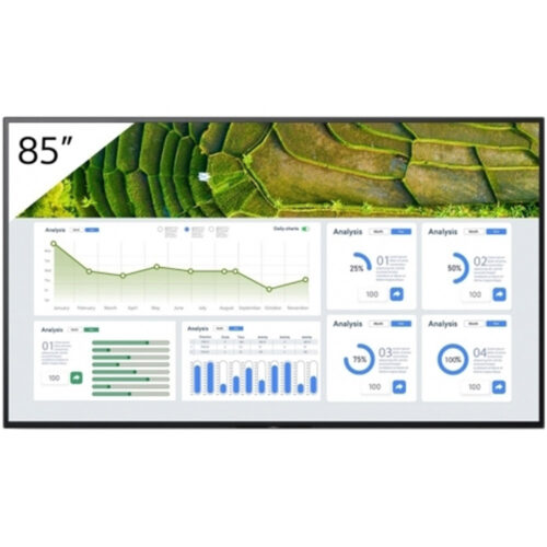 Ecran profesional LFD Monitor Signage Sony BZ30L, 85 inch, UHD, Android 10, FW-85BZ30L