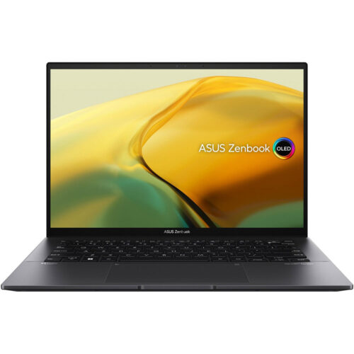 Laptop Asus ZenBook 14 OLED UM3402YA-KM605X, AMD Ryzen 7 7730U, 14 inch, 16GB RAM, 512GB SSD, AMD Radeon Graphics, Windows 11 Pro, Jade Black