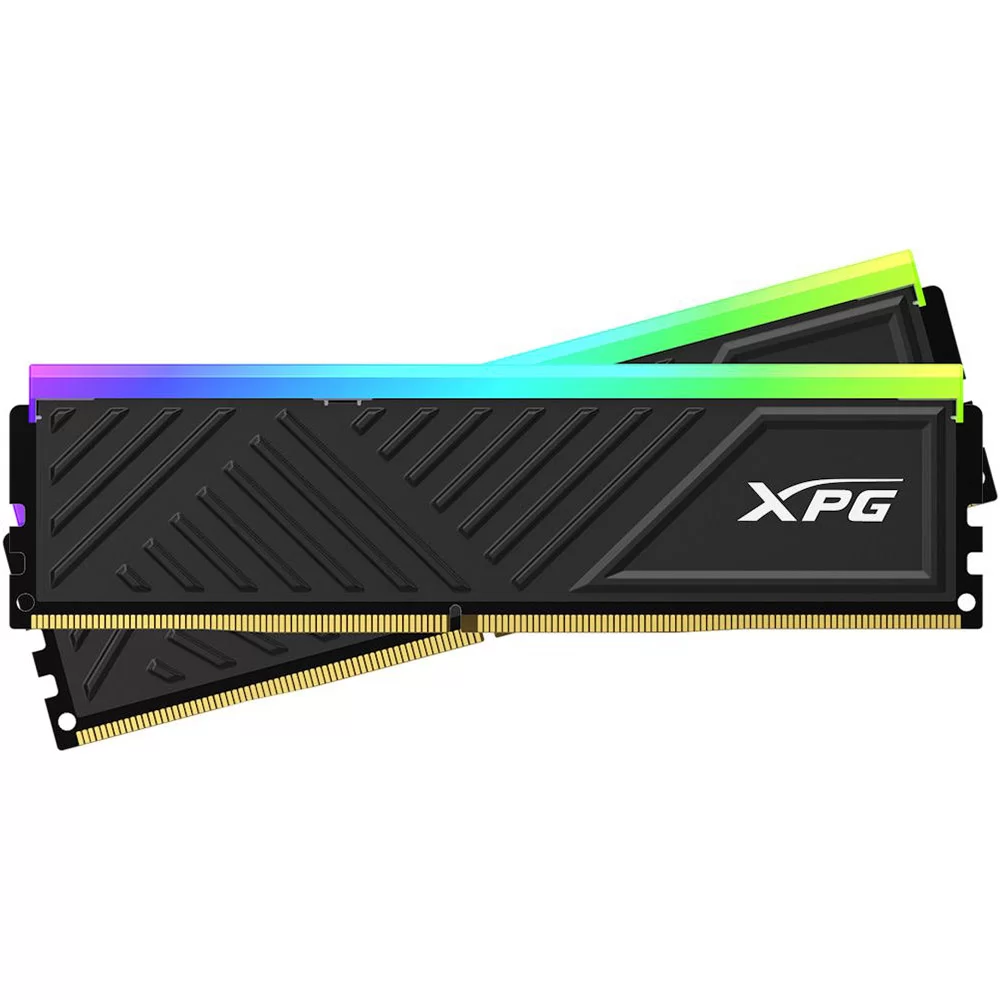 Memorie RAM Adata XPG SpectriX, DDR4, 16GB, 3200MhZ, CL18, RGB, Negru