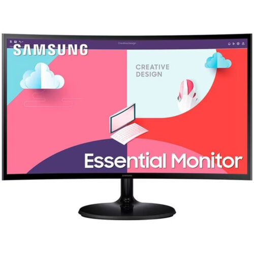 Monitor LED Samsung LS24C366EAUXEN curbat, 24 inch, FHD, 60Hz, 4ms, HDMI, VESA, Negru