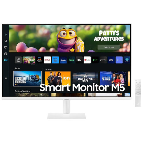 Monitor LED Samsung Smart M8 M50C LS32CM501EUXDU, 32 inch, FHD, 60Hz, 4ms, Wifi, USB, HDMI, VESA, Alb