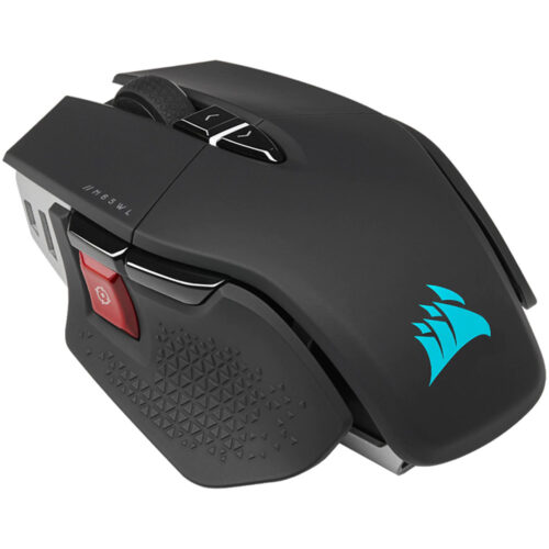 Mouse gaming Corsair M65 Ultra, RGB, switchuri optice Omron, Bluetooth, Negru
