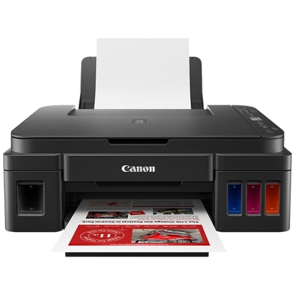 Multifunctional inkjet color CISS Canon G3410, A4, Printare, Copiere, Scanare, WiFi, Negru, 2315C009AA