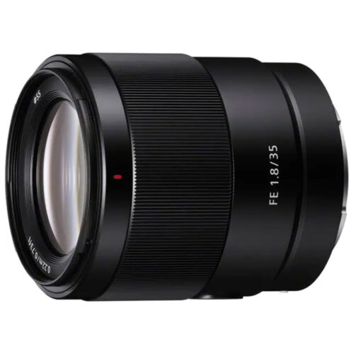 Obiectiv foto Sony SEL35F18F.SYX, FE 35mm, F1.8, Parasolar, Negru