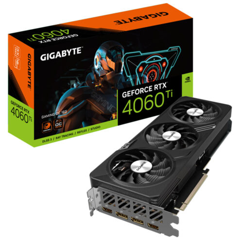 Placa video Gigabyte GeForce RTX­­ 4060 Ti Gaming OC, 16GB, GDDR6, 128 bit, PCIe 4.0, GV-N406TGAMING OC-16GD