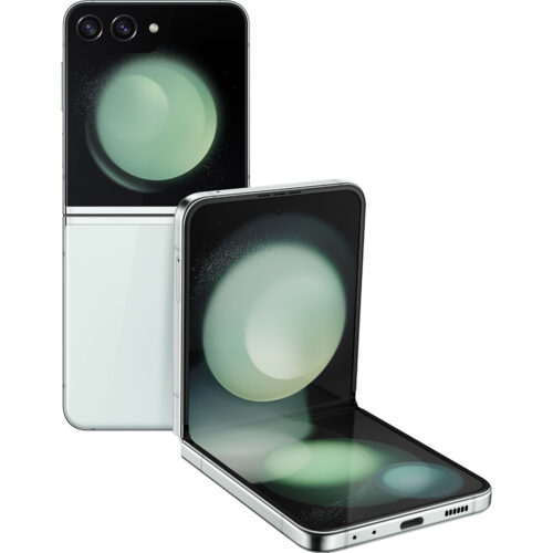 Telefon mobil Samsung Z Flip5 F731B, 6.7 inch, 8GB RAM, 256GB, 5G, SingleSim, Verde, SM-F731BLGG