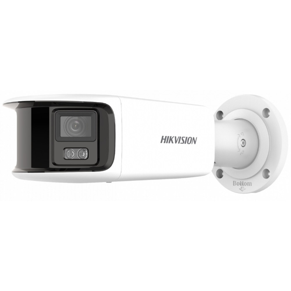 Camera supraveghere Hikvion Panoramic ColorVu DS-2CD2T87G2P-LSU/SL(4mm)(C), 8MP, Obiectiv fix, IR 40m, Format Bullet, 130dB WDR, IP67, Alb