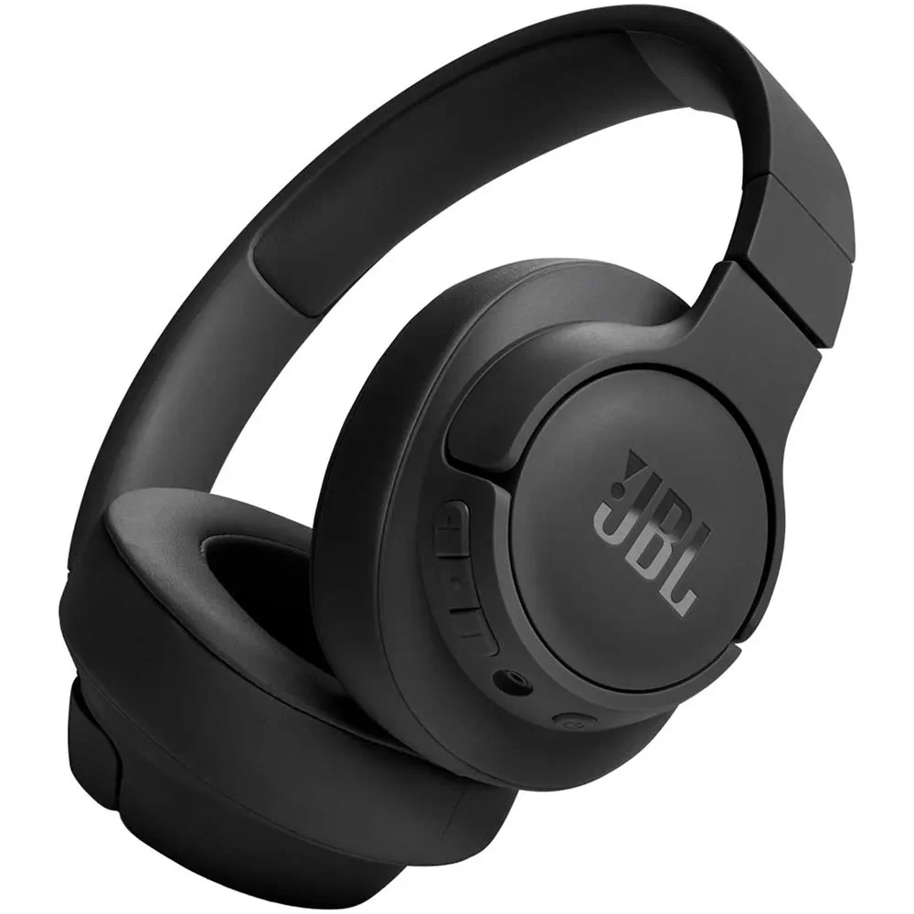 Casti audio over-ear JBL Tune 720BT, Wireless, Bluetooth, Microfon, Negru, JBLT720BTBLK