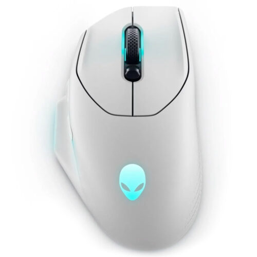 Mouse gaming Dell Alienware AW620M, Wireless, 26.000DPI, 7 Butoane, Alb, 545-BBFC