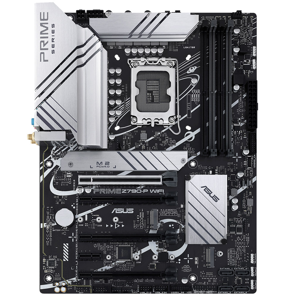 Placa de baza Asus Prime Z790-P WiFi, Socket 1700, DDR5, Intel Z790 Chipset, M.2, SATA 6Gbps, DisplayPort, HDMI, Bluetooth