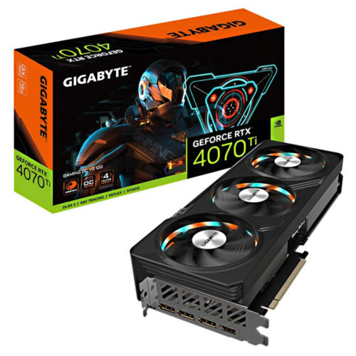 Placa video Gigabyte GeForce RTX 4070 Ti, 12GB, GDDR6X, 2640 MHz, 192 bit, PCIe 4.0, GV-N407TGAMING OCV2-12GD