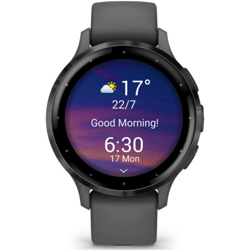 Smartwatch Garmin Venu 3S, GPS, WiFi, Curea silicon, 010-02785-00