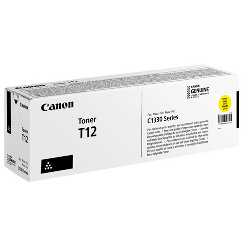 Toner Canon CRG-T12 yellow, 5.3k pagini, Galben, 5095C006AA