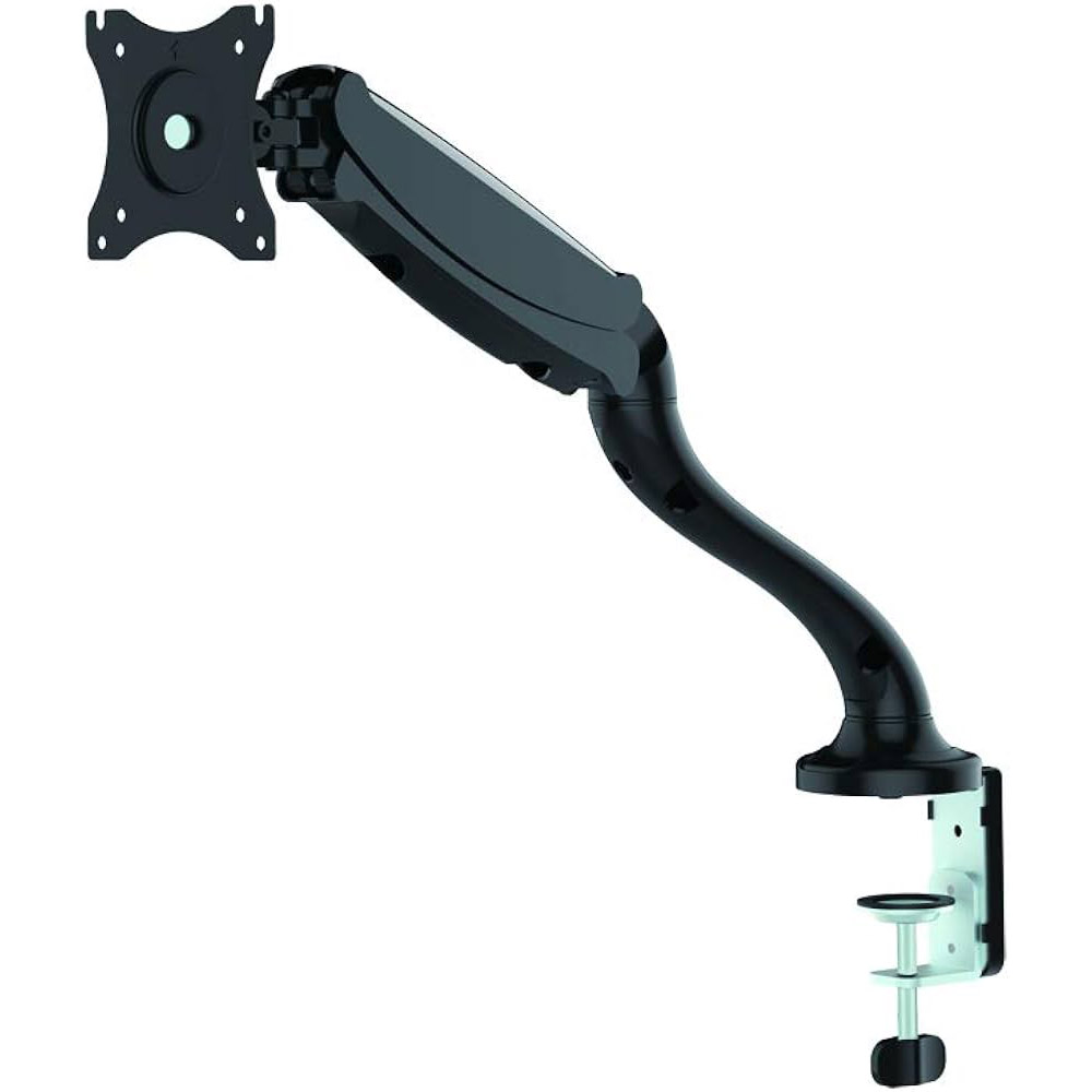 Brat de birou pentru monitor Neomounts, 10-30 inch, 6kg, Full Motion, VESA 75x75, VESA 100x100, Negru, NM-D500BLACK
