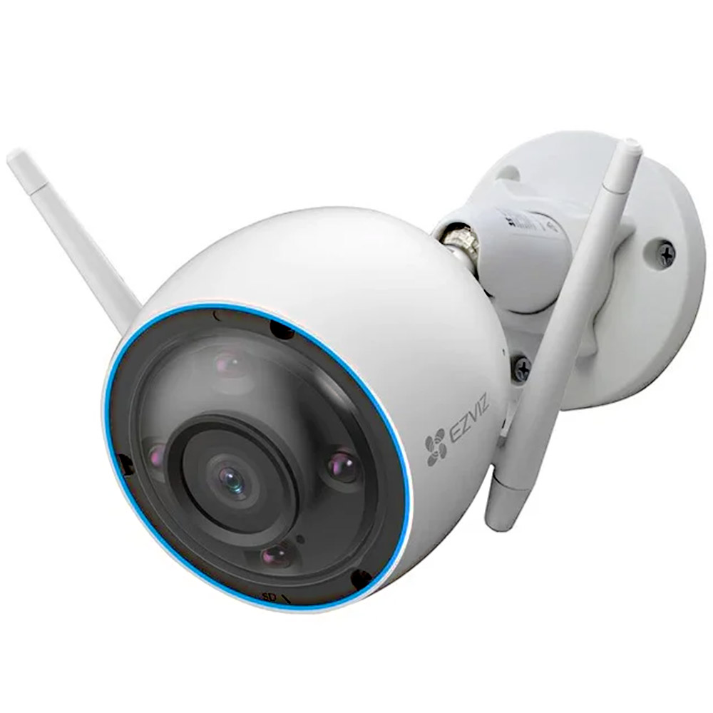 Camera de supraveghere video Ezviz CS-H3-R100-1H3WKFL, 3MP, 2.8mm, Obiectiv fix, IR 30m, Progressive Scan CMOS, WiFi, Alb