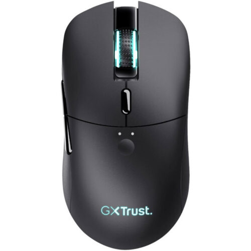 Mouse Trust GXT980 REDEX, Wireless, USB 2.0, 10.000 DPI, 6 butoane, iluminare RGB, Negru, TR-24480