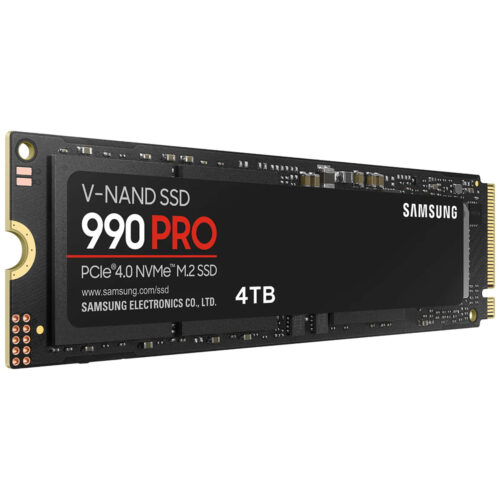 SSD Samsung 990 Pro, Retail, 4TB, NVMe M.2 2280, PCIe 4.0, MZ-V9P4T0BW