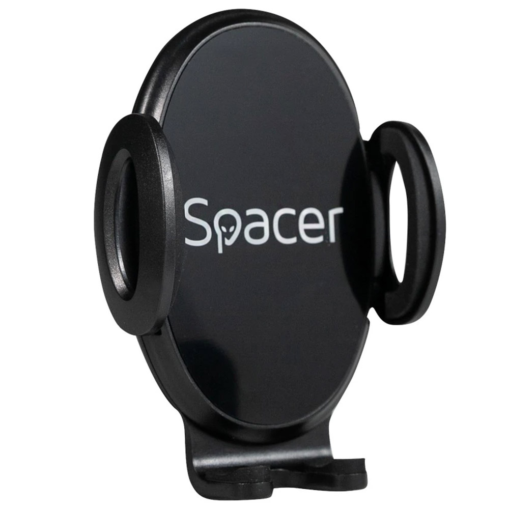 Suport auto Spacer pentru telefon, Fixare in ventilatie, Prindere laterala, Negru, SPCH-GRV-CLIPS