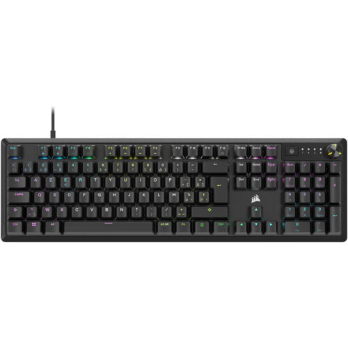 Tastatura mecanica Corsair K70 Core, RGB, Red Switches, Negru, CH-910971E-NA
