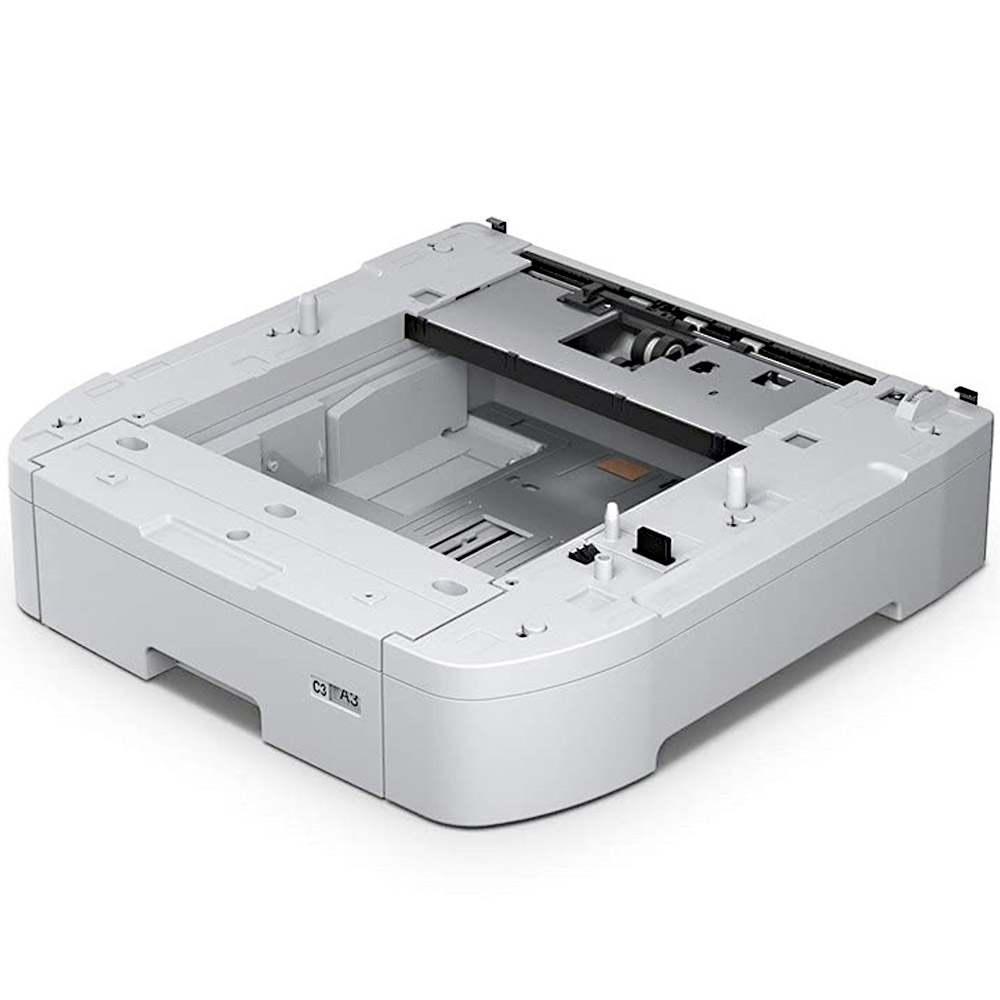 Tava suplimentara Epson C12C932611, Capacitate 500 coli, pentru imprimanta WF-C8600/87XR, Alb