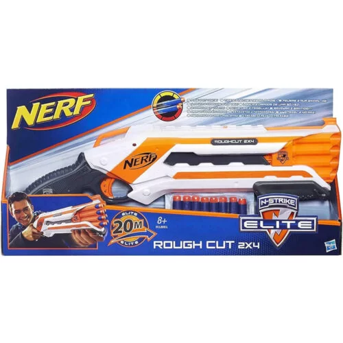 Blaster Nerf Elite Rough Cut, pistol de jucarie - Resigilat