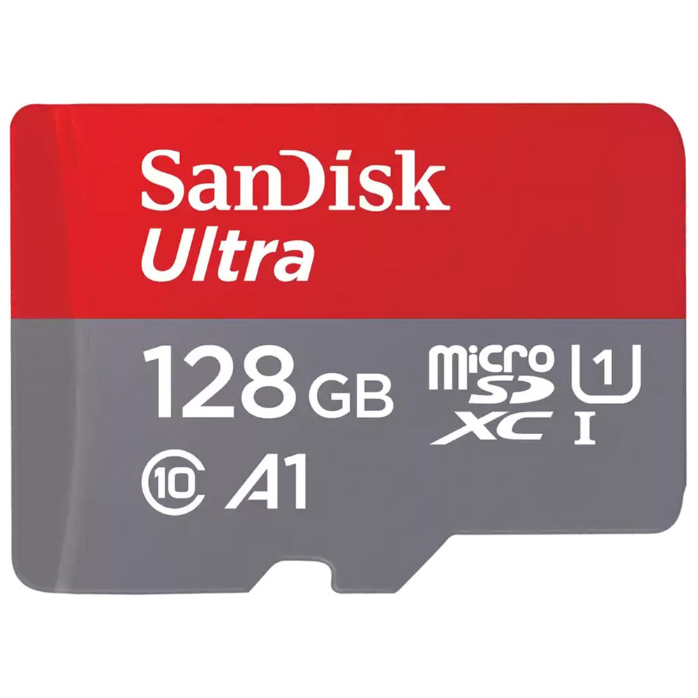 Card de memorie SanDisk Ultra, 128GB, Clasa 10, include adaptor SD, SDSQUAB-128G-GN6MA
