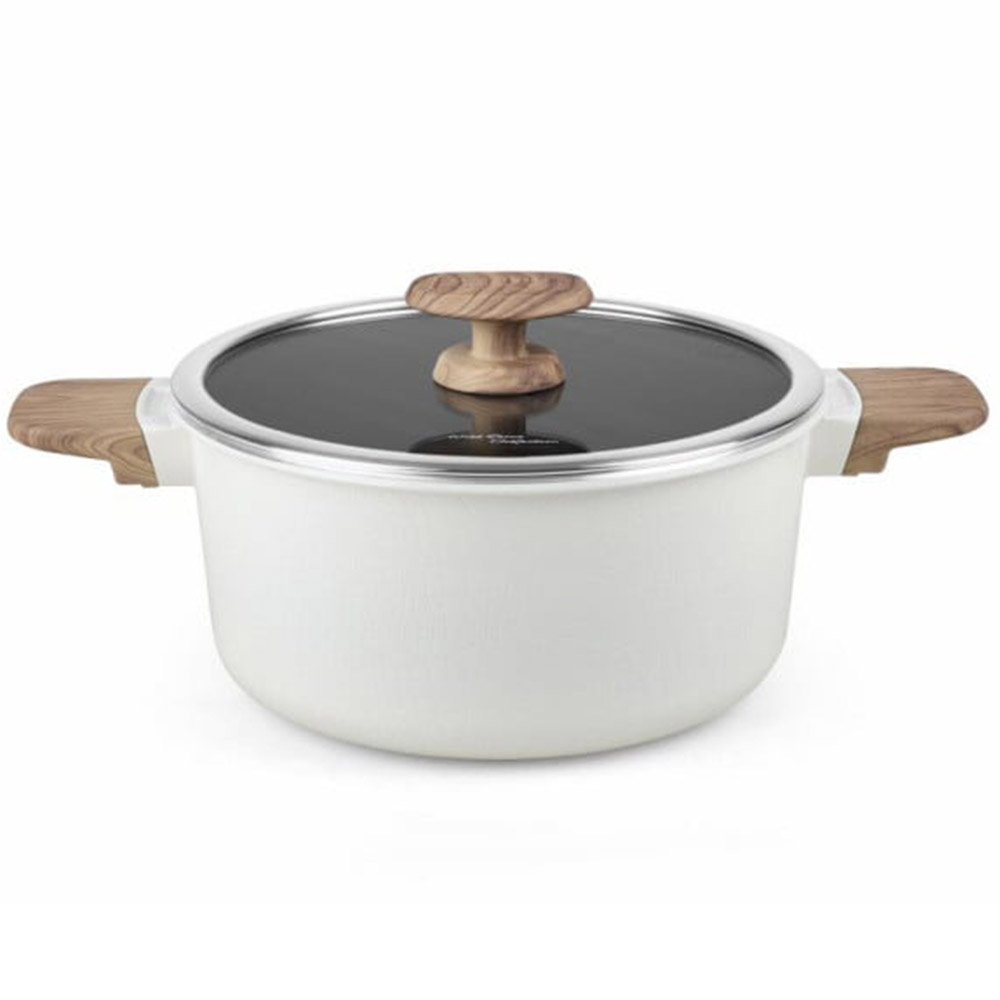 Cratita aluminiu turnar cu capac Heinner, 20x9.5cm, 2.5l, Acoperire ceramica, HR-JLG-WC20