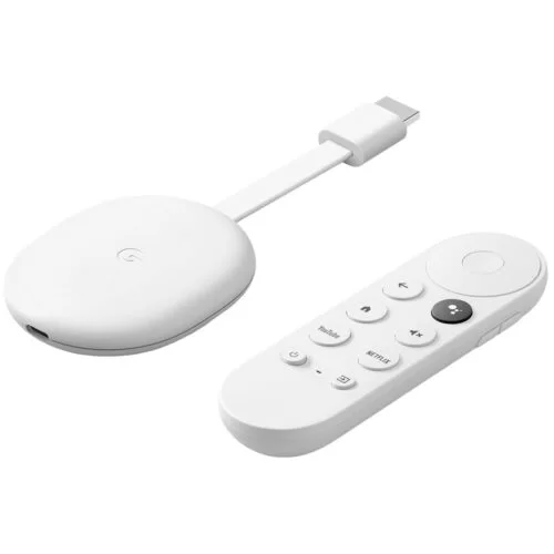 Google Chromecast 4 GA01919-US, Google TV, 4K, Alb