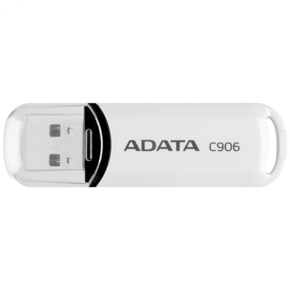 Memorie USB AData C906, 64GB, USB 2.0, Alb, AC906-64G-RWH