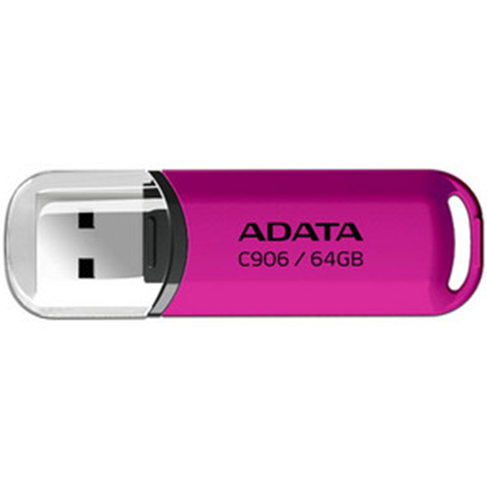 Memorie USB AData C906, 64GB, USB 2.0, Roz, AC906-64G-RPP