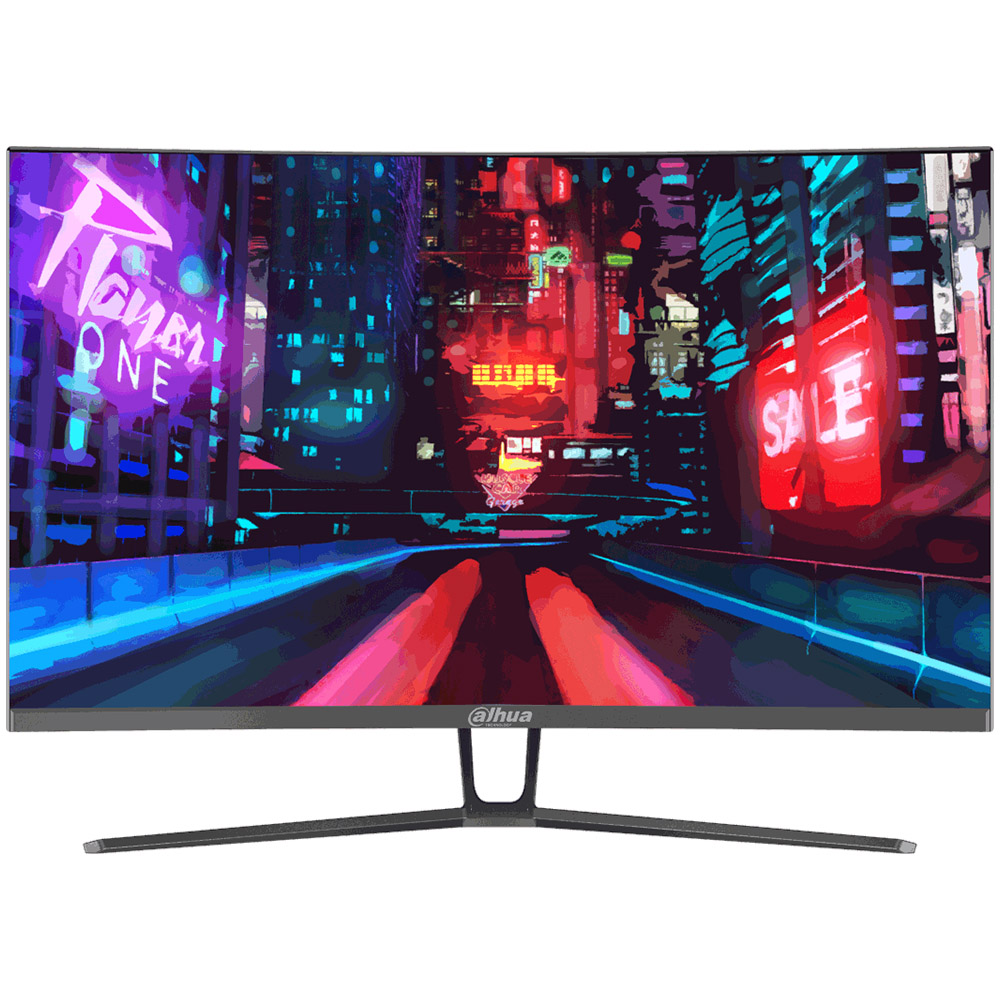 Monitor Dahua DHI-LM32-E230C, 31.5 inch, Full HD, 60Hz, 1ms, HDMI, VGA, USB, Negru