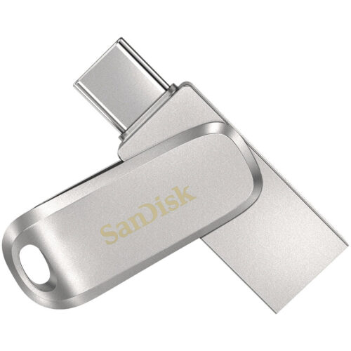 Stick memorie SanDisk Ultra Drive, 64GB, USB-C, Argintiu, SDDDC4-064G-G46