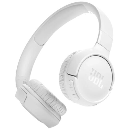 Casti audio wireless on ear JBL Tune 520BT, Bluetooth 5.3, Conexiune multi-point, Alb, JBLT520BTWHTEU