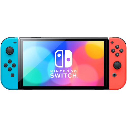 Consola Nintendo Switch OLED, Albastru / Rosu, HEGSKABAA