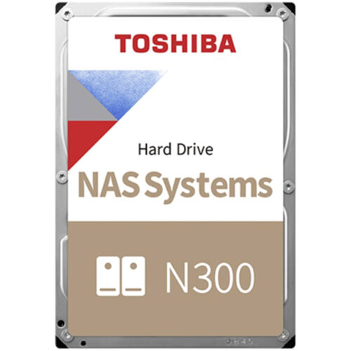HDD intern Toshiba, 3.5 inch, 8TB, N300 , SATA3, 7200rpm, 128MB, HDWG480UZSVA