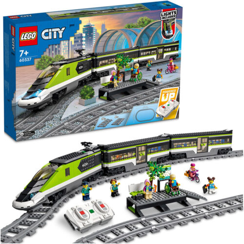 Lego City Tren expres de pasageri 60337, 764 piese, LEGO60337