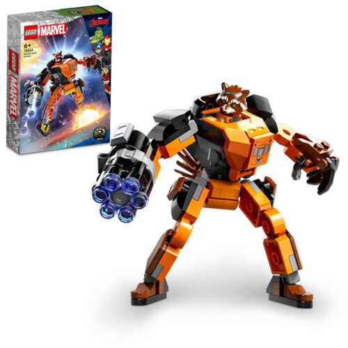 Lego Super Heroes Armura de robot a lui Rocket 76243, 98 piese, LEGO76243