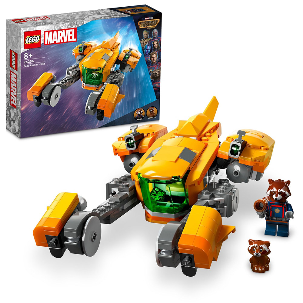 Lego Super Heroes Nava lui Baby Rocket 76254, 330 piese, LEGO76254